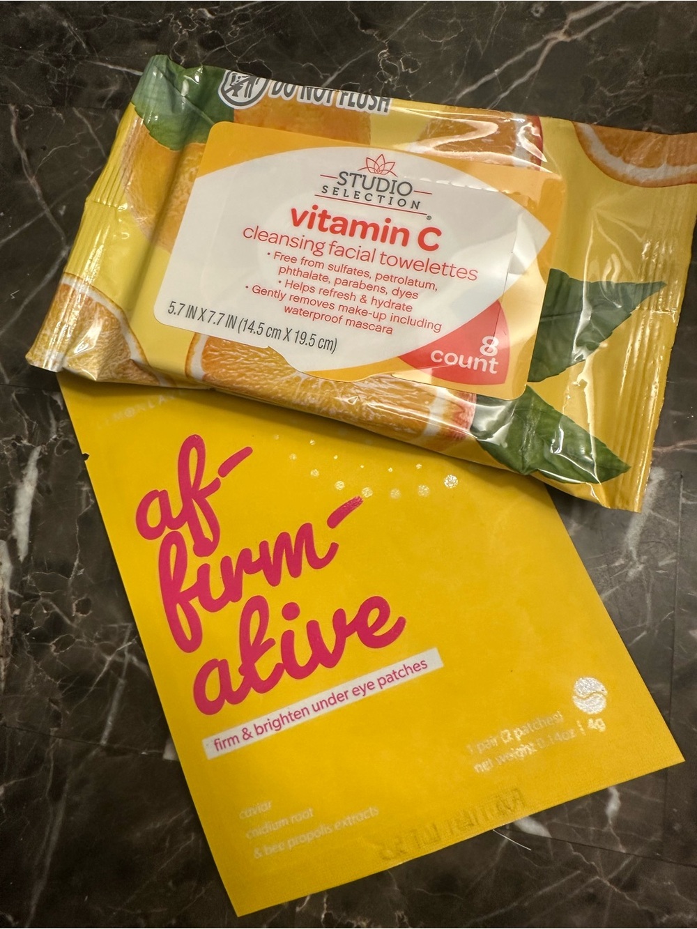 Studio Selection Vitamin C & Affirm Alive firm & Brighten under eye patches. NEW